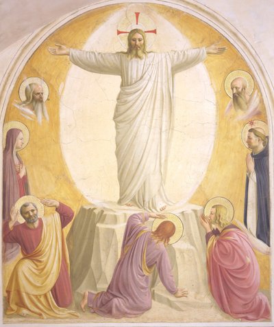 De Transfiguratie van Jezus door Fra Giovanni Angelico da Fiesole