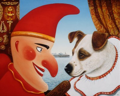 Toby en Punch door Frances Broomfield