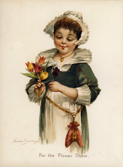 Voor de bloemenshow door Frances Brundage