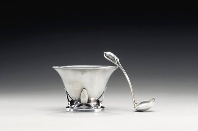 Kom en lepel, ca. 1910 door Frances MacBeth Glessner