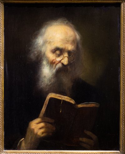Lezen met bezicles door Francesco (1611-69) Giovani