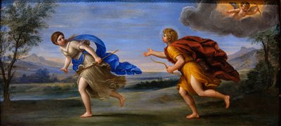 Apollo en Daphne, ca. 1615-1620 door Francesco Albani