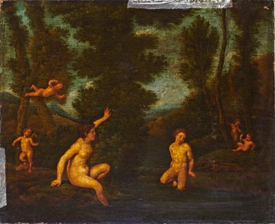 Salmacis und Hermaphrodit door Francesco Albani