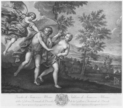 De verdrijving uit het paradijs door Francesco Albani
