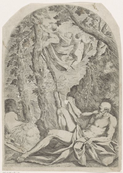 De heilige Hieronymus door Francesco Amato