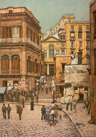 Gradelle van San Giuseppe, in Napels door Francesco Aversano