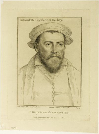 Edward Stanley, graaf van Derby door Francesco Bartolozzi