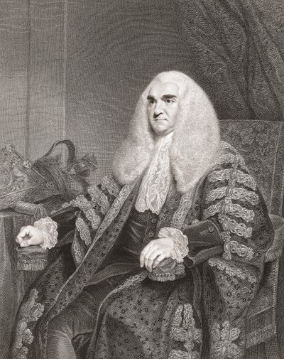 Edward Thurlow door Francesco Bartolozzi