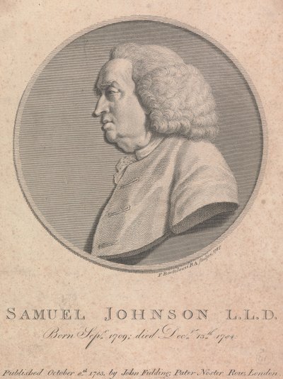 Samuel Johnson door Francesco Bartolozzi