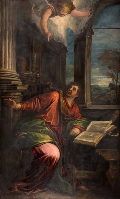 St. Johannes de Goddelijke, 1592 door Francesco Bassano the Younger