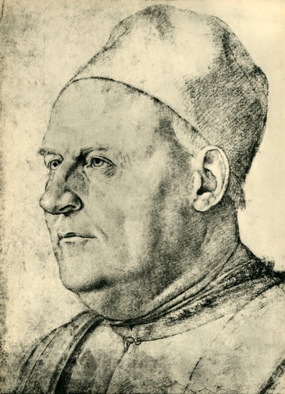 Portret van een Venetiaanse senator, 1487, 1943 door Francesco Bonsignori