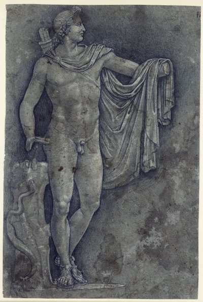 Apollo van het Belvedere door Francesco Francia