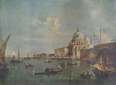 Santa Maria della Salute door Francesco Guardi