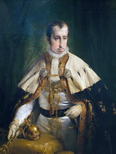 Portret van Ferdinand I van Oostenrijk door Francesco Hayez