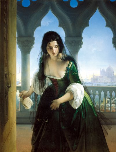 Geheime beschuldiging door Francesco Hayez