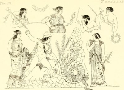 INGHIRAMI(1835) Schilderijen van Fictiele Vazen Vol3 T239 (14761920716) door Francesco Inghirami