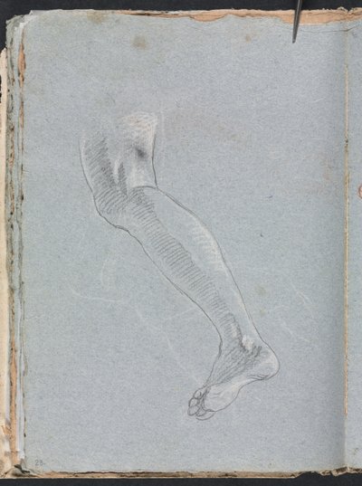 Verona Schetsboek: Linkerbeen (pagina 28) door Francesco Lorenzi