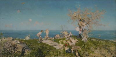 Lente en Liefde door Francesco Paolo Michetti