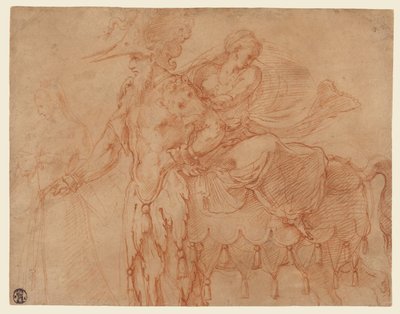 Centaur en Lapith door Francesco Primaticcio