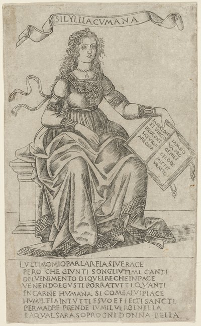 De Cumeense Sibylle door Francesco Rosselli