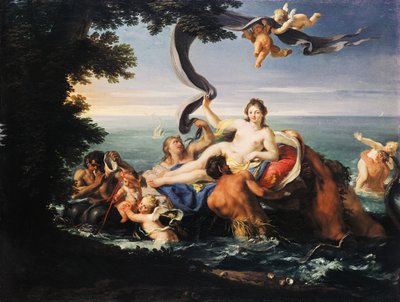 Triomf van Galatea door Francesco Trevisani