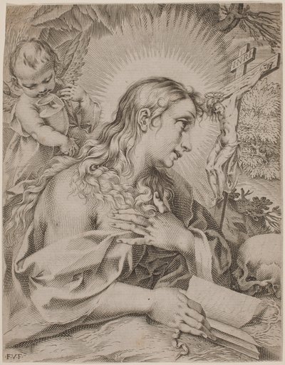 De berouwvolle Magdalena door Francesco Vanni
