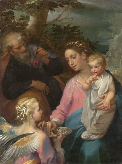 De Rust op de Vlucht naar Egypte, ca. 1569 door Francesco Vanni