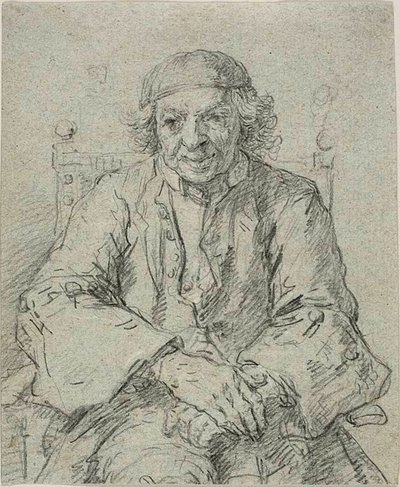 Portret van een oude man door Francesco Zuccarelli
