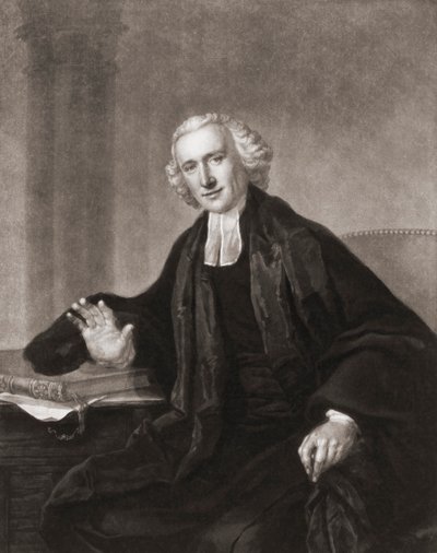 William Romaine door Francis (after) Cotes