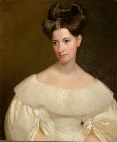Mary Crowninshield Silsbee Sparks (Mrs. Jared Sparks) (1809-1887) door Francis Alexander