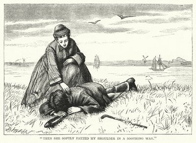 Illustratie voor Great Expectations door Charles Dickens (gravure) door Francis Arthur Fraser