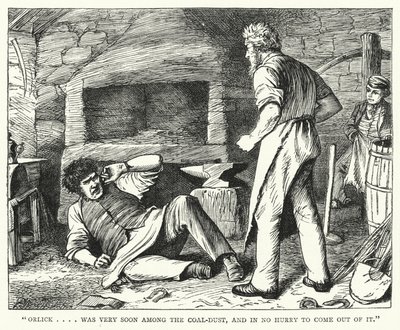 Illustratie voor Great Expectations door Charles Dickens (gravure) door Francis Arthur Fraser