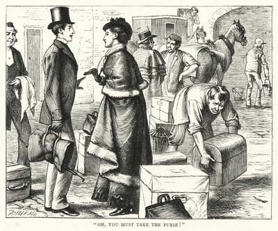Illustratie voor Great Expectations door Charles Dickens door Francis Arthur Fraser