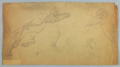 Schetsen van Naakte Figuren door Francis Augustus Lathrop