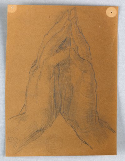 Studie van handen door Francis Augustus Lathrop