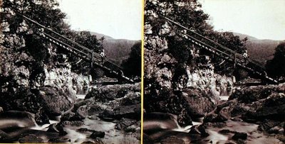 Bettws-y-Coed, de mijnwerkersbrug door Francis Bedford
