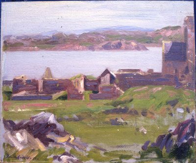 De Ruïnes van de Abdij van Iona door Francis Campbell Boileau Cadell