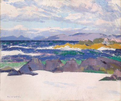 De kustlijn, Iona door Francis Campbell Boileau Cadell