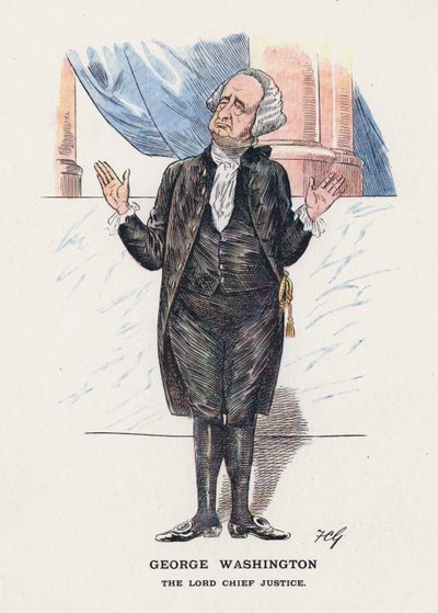 George Washington, De Lord Chief Justice door Francis Carruthers Gould