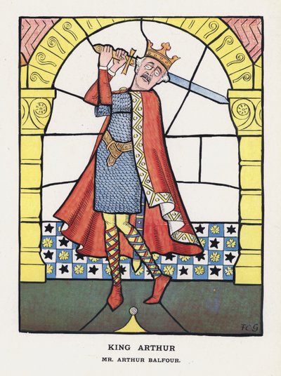 Koning Arthur, Mr Arthur Balfour door Francis Carruthers Gould