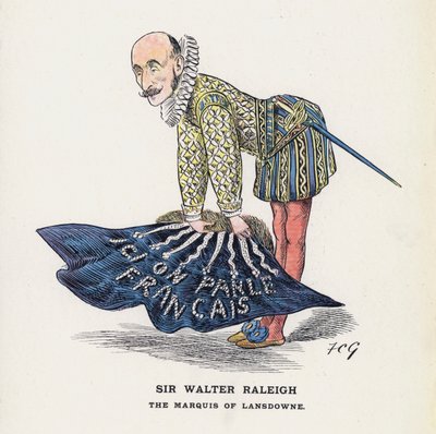 Sir Walter Raleigh, De Markies van Lansdowne door Francis Carruthers Gould