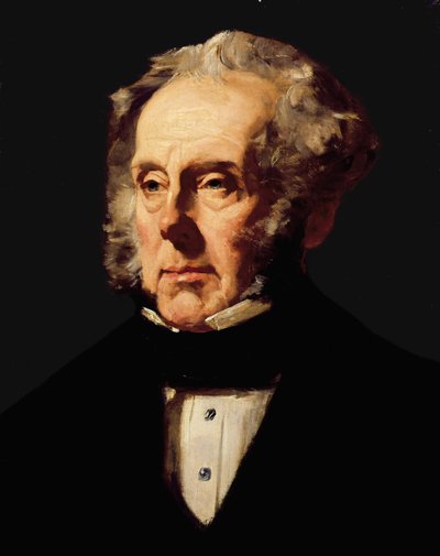 Henry John Temple, 3e burggraaf Palmerston, c.1855 door Francis Cruikshank