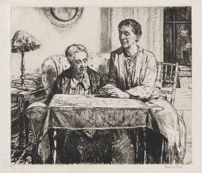 Kaartspelen door Francis Dodd