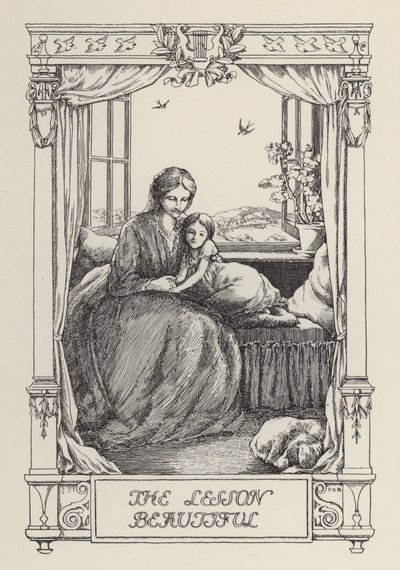 Een ander boek met verzen voor kinderen: De les Mooi (litho) door Francis Donkin Bedford