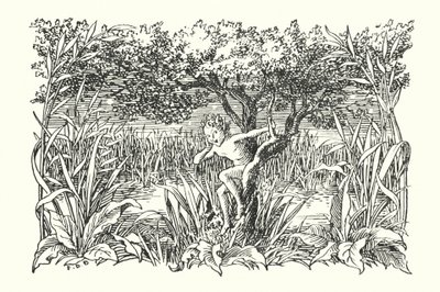 Vrolijk Engeland: Robin Goodfellow (litho) door Francis Donkin Bedford