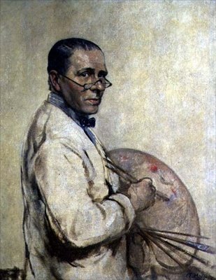 Portret van de Kunstenaar Sir William Orpen c.1932 door Francis Edwin Hodge