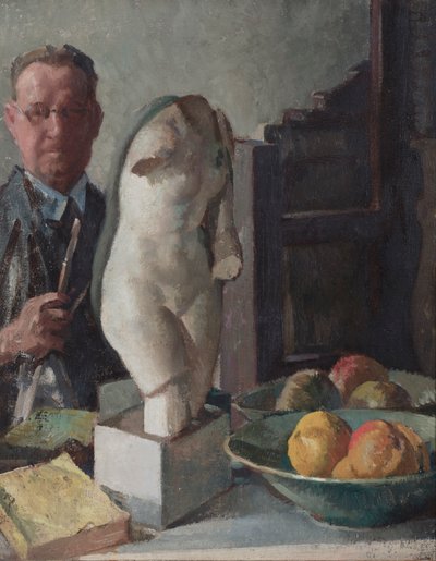 Portret van F. Ernest Jackson door Francis Ernest Jackson