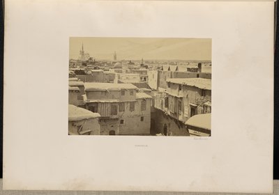 Damascus door Francis Frith