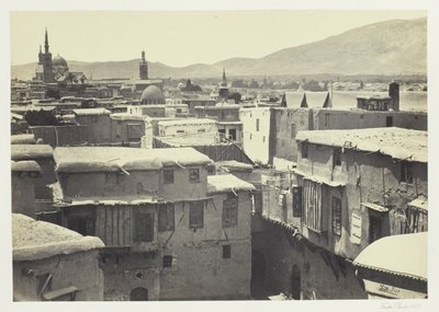 Damascus door Francis Frith