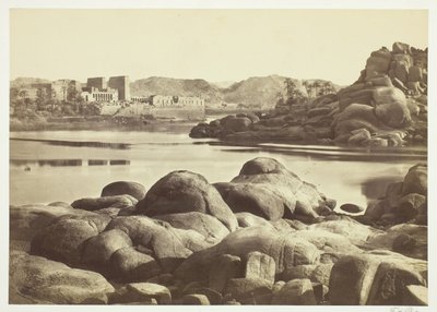 De Toegang tot Philae door Francis Frith